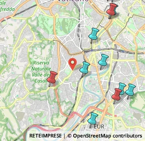 Mappa Via A. Fenizi, 00149 Roma RM, Italia (3.02692)