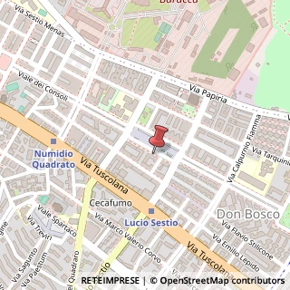 Mappa Piazza dei Consoli, 48, 00175 Roma, Roma (Lazio)
