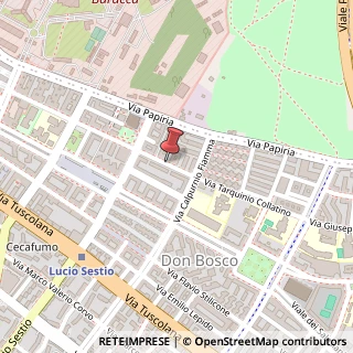 Mappa Via Tarquinio Collatino, 31, 00175 Roma, Roma (Lazio)