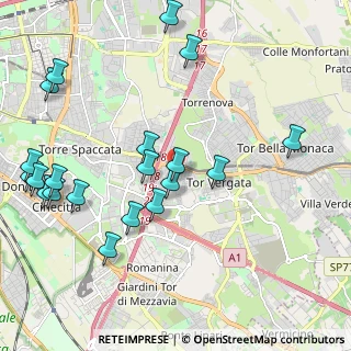 Mappa Via Carlo Santarelli, 00133 Roma RM, Italia (2.602)