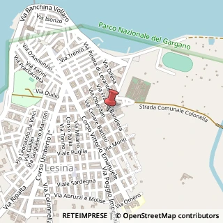 Mappa Via G. Boccaccio, 22, 71010 Lesina, Foggia (Puglia)