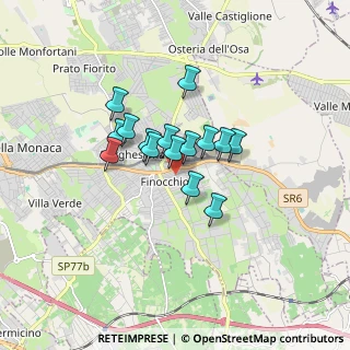 Mappa Via del Casale del Finocchio, 00132 Roma RM, Italia (1.182)
