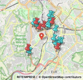 Mappa Via Alessandro Brisse, 00149 Roma RM, Italia (1.557)