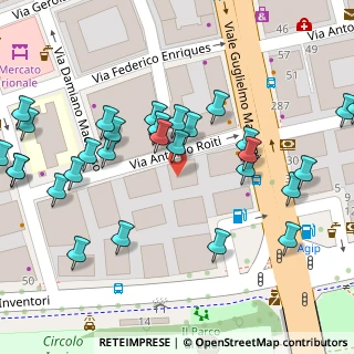 Mappa Via Antonio Roiti, 00146 Roma RM, Italia (0.07586)