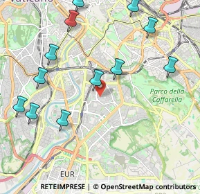 Mappa Via Giacomo Biga, 00154 Roma RM, Italia (2.73462)