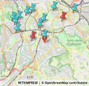 Mappa Via Giacomo Biga, 00154 Roma RM, Italia (2.54846)