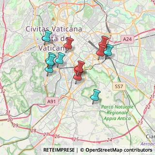 Mappa Via degli Armatori, 00154 Roma RM, Italia (3.15083)