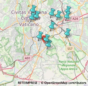 Mappa Via Giacomo Biga, 00154 Roma RM, Italia (3.82333)