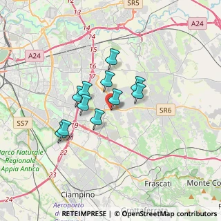 Mappa Via Cino del Duca, 00133 Roma RM, Italia (2.65364)