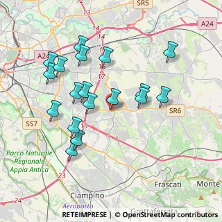 Mappa Via Pietro Wührer, 00133 Roma RM, Italia (3.96778)