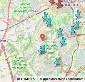 Mappa Via dei Polenta, 00164 Roma RM, Italia (2.52692)