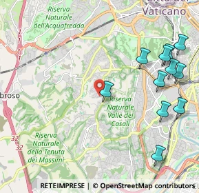 Mappa Via dei Polenta, 00164 Roma RM, Italia (2.71909)