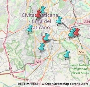 Mappa Via di Pozzo Pantaleo, 00149 Roma RM, Italia (3.96273)