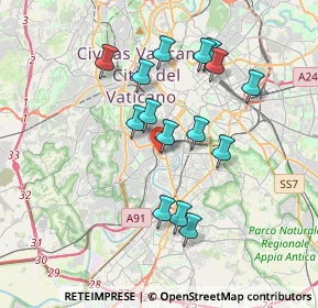 Mappa Via di Pozzo Pantaleo, 00149 Roma RM, Italia (3.52667)