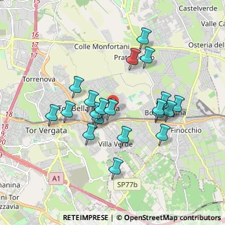 Mappa Via Carlentini, 00133 Roma RM, Italia (1.778)