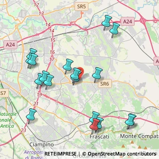 Mappa Via Carlentini, 00133 Roma RM, Italia (5.065)