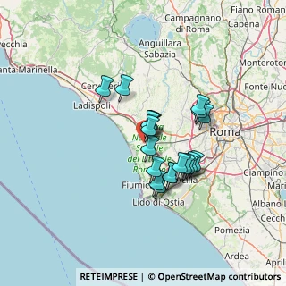 Mappa Viale di Campo Salino, 00054 Fiumicino RM, Italia (10.88)