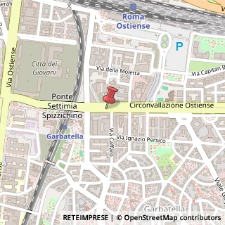 Mappa Circonvallazione Ostiense, 261, 00154 Roma, Roma (Lazio)