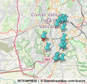 Mappa Via Casimiro Manassei, 00151 Roma RM, Italia (3.72923)