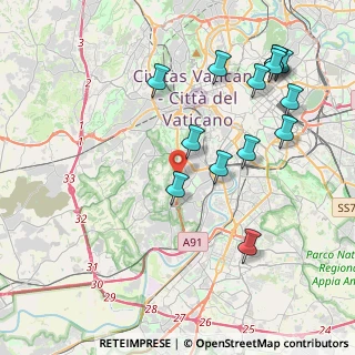 Mappa Via Casimiro Manassei, 00151 Roma RM, Italia (4.80929)