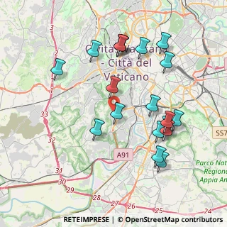 Mappa Via Casimiro Manassei, 00151 Roma RM, Italia (4.26211)