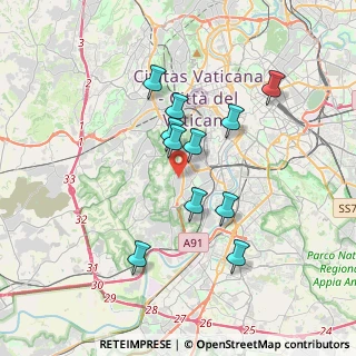 Mappa Via Casimiro Manassei, 00151 Roma RM, Italia (3.28727)