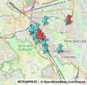 Mappa Tuscolana- Mandrione, 00178 Roma RM, Italia (1.31846)