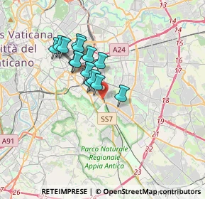 Mappa Tuscolana- Mandrione, 00178 Roma RM, Italia (2.90071)