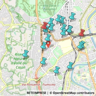 Mappa Via Luigi Ronzoni, 00151 Roma RM, Italia (1.0695)