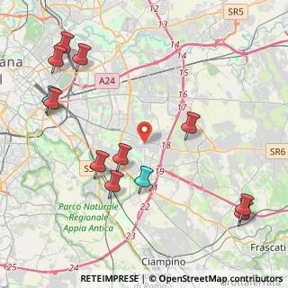 Mappa Via Nino Ilari, 00169 Roma RM, Italia (5.47583)