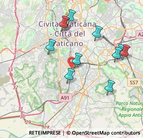 Mappa Salita di S. Carlo, 00149 Roma RM, Italia (4.07273)