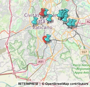 Mappa Salita di S. Carlo, 00149 Roma RM, Italia (4.47692)