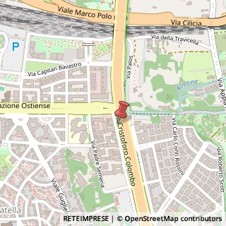 Mappa Via Cristoforo Colombo, 475, 00154 Roma, Roma (Lazio)