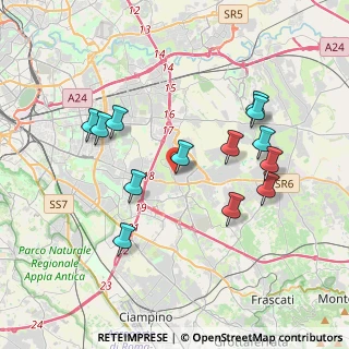 Mappa Via Giovanni Rizzi, 00133 Roma RM, Italia (3.95077)