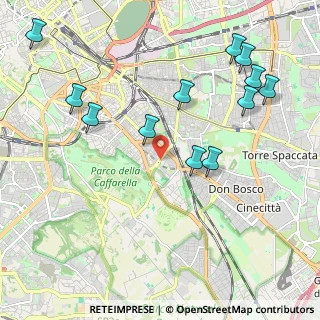 Mappa Via dell'Arco di Travertino, Roma RM (2.51)