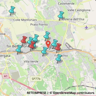 Mappa Via Montemaggiore Belsito, 00132 Roma RM, Italia (1.85615)