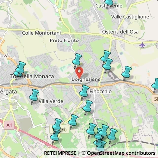 Mappa Via Montemaggiore Belsito, 00132 Roma RM, Italia (3.165)