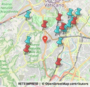 Mappa Viale dei Colli Portuensi, 00100 Roma RM, Italia (2.23133)