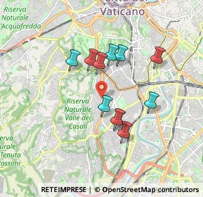 Mappa Viale dei Colli Portuensi, 00100 Roma RM, Italia (1.51364)