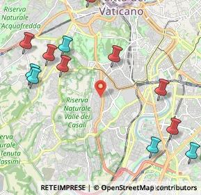Mappa Viale dei Colli Portuensi, 00100 Roma RM, Italia (2.88333)