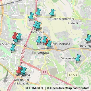 Mappa Via Cristofano Robetta, 00133 Roma RM, Italia (2.795)