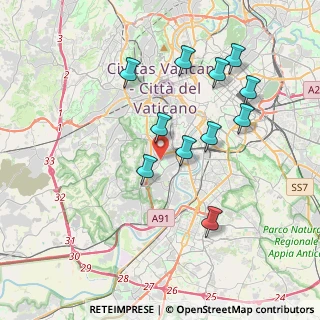 Mappa Piazza Carlo Forlanini, 00151 Roma RM, Italia (3.87364)