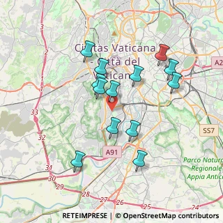 Mappa Piazza Carlo Forlanini, 00151 Roma RM, Italia (3.54923)