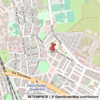 Mappa Via Cornelio Gallo, 19, 00175 Roma, Roma (Lazio)