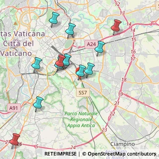 Mappa Via Patrica, 00178 Roma RM, Italia (4.09333)
