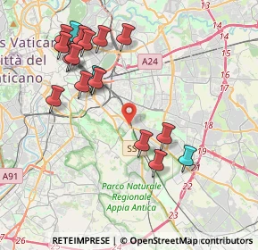 Mappa Via Patrica, 00178 Roma RM, Italia (4.54)