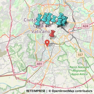 Mappa Via Antonio Meucci, 00146 Roma RM, Italia (4.51833)