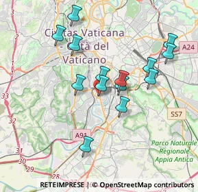 Mappa Via Carlo Sereni, 00146 Roma RM, Italia (3.59214)