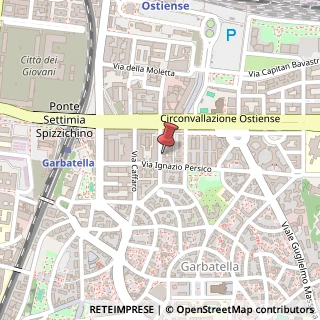 Mappa Via Nicolò da Pistoia, 12, 00154 Roma, Roma (Lazio)