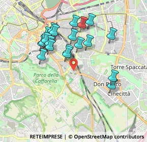 Mappa Via Giulianello, 00178 Roma RM, Italia (1.882)